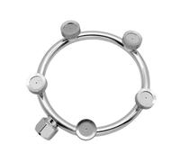 Ugello per tubo da giardino, in acciaio inox, a forma di ventaglio, per un'ampia copertura in giardini e fattorie, testa di nebulizzazione