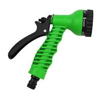 Ugello per tubo da giardino in plastica riutilizzabile multifunzione ugello a spruzzo da giardino regolabile pistola anti-perdite Ugello spray resistente perfetto per patio, irrigazione giardino