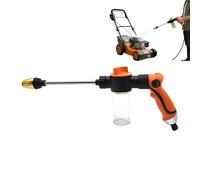 Ugello per tubo da giardino portatile, resistente, regolabile | Set di testine a spruzzo per idropulitrice ad alta pressione, per patio, vialetto, ponte, commercio, industria, agricoltura e