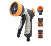 Ugello Per Tubo Da Giardino Resistente - Design A Prova Di Perdite E Impugnatura Ergonomica | Ugello Spruzzatore Per Tubo Flessibile Con 9 Modelli Di Spruzzo Regolabili | Per Animali Domestici Che Fan