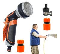 Ugello per tubo da giardino, ugello per tubo - beccuccio per tubo 'acqua con manico antiscivolo | Spruzzatore per ugello ad alta pressione, robusto inserto per tubo per la pulizia e la doccia di