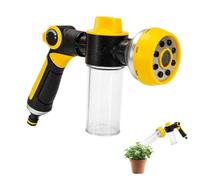 Ugello per tubo flessibile, ugello spruzzatore con dispenser di sapone, strumenti di irrigazione regolabili per piante, fiori, cortile, prato, patio, animali domestici, veicoli per la doccia