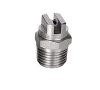 Ugello piatto a ventaglio in acciaio inossidabile 1 pz 1/4 Hvv BSPT Ugelli a spruzzo d'acqua a ventaglio piatto standard Acciaio inossidabile ad alta pressione(8008)