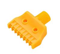 Ugello piatto G1/4 Filettatura maschio Ugello piatto Ugello di soffiaggio aria per soffiante per macchina ad aria compressa a 16 fori 5pcs H