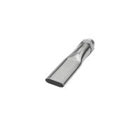 Ugello piatto silenzioso, G 1/4 AG, bocchetta di sicurezza per applicazioni generali, ottone nichelato, lunghezza 100,0 mm, larghezza ugello 21,0 mm