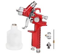 Ugello professionale da 0,8/1,0 mm 125 ml Mini pistola a spruzzo pneumatica H-2000A Pistola a spruzzo per vernice Aerografo Pistole per verniciatura automobilistiche