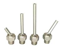 Ugello refrigerante in acciaio inossidabile 304 da 10 pezzi, ugello di raffreddamento ad alta pressione regolabile, per tornio per intaglio di gioielli, fresatura M10*1.25 Tube length 100mm(3.94in)