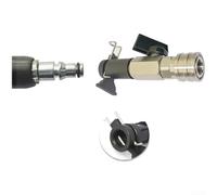 Ugello rondella ad alta pressione in acciaio inossidabile con 1/4 di pollice Quick Connect per Karcher per Nilfisk Ar e per macchine Black Decker 2320psi Set di punte di pulizia nominale (C)