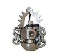 Ugello rotante ad alta pressione Ugello for draga di condotte Ugello for la pulizia dei fanghi di depurazione 3/8 1/2 M22 40L/min 70L/min(QP4407)