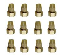 Ugello rotondo e ugello a 8 prismatici, ugello regolabile, spessore spray regolabile, materiale di rame puro in tutto (10pc) 8-edge adjustable nozzle 20pcs