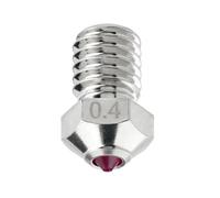 Ugello rubino da 0,4 mm per E3D V6 Hotend, Prusa i3 MK3S / MINI, Anycubic i3 Mega/Kobra/Kobra Neo stampante 3D e altri, temprato e resistente all'usura, rame nichelato