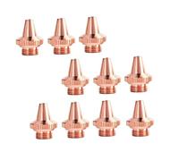 Ugello saldatore laser a base di materiale di rame progettato per pistola per saldatura portatile con alimentazione a filo per laser in fibra Model H Cutting head 10 pezzi