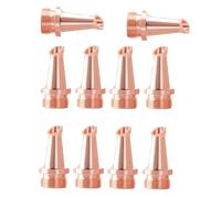 Ugello saldatore laser a base di materiale di rame progettato per pistola per saldatura portatile con alimentazione a filo per laser in fibra B model Welding Wire 1.0mm 10 pezzi