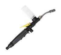 Ugello Schiumogeno per Auto in Rame e Plastica, Nero | Controllo del Flusso e Minori Perdite, Guarnizione in Gomma, per Lavaggio Vialetto e Finestre