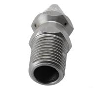 Ugello spray a getto per idropulitrice da 1/4", 4 getti, in acciaio inossidabile 303, ad alta pressione 250 bar, orientamenti anteriori e posteriori, per filettatura BSP