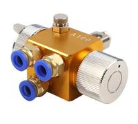 Ugello spray efficiente A100 per utensili automatizzati Pressione regolabile Ugelli multipli per vernici a base d'acqua Alta produttività Leggero Argento Oro (2,0 mm)