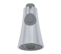 Ugello spray estraibile per rubinetti da cucina con funzionamento a due stadi e progettato per raccordi standard da 1/2" (galvanostegia)