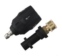 Ugello spray per idropulitrice 5 in 1 con adattatore rapido da 1/4" per K2/K3/K4/K5/K6, accessorio per la pulizia multi-angolo in acciaio inossidabile