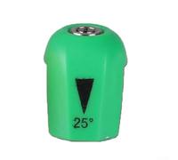 Ugello spray per idropulitrice ad alta pressione costruito per gestire il funzionamento continuo ad alta pressione e dotato di attacco rapido da 1/4 di pollice (verde)