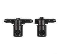 Ugello spray per lavacristalli Opel Insignia Astra J G Tigra Corsa C Zafira A per Combo C, ricambio con plastica ABS, finitura nera, confezione da 2