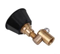 Ugello spray regolabile da giardino, testa in rame nero con nebulizzazione ad alta pressione, raccordo girevole per irrigazione agricola