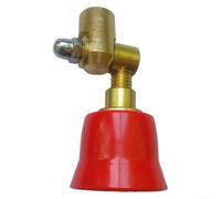 Ugello spray regolabile in rame ad alta pressione a 180° per M14x1,5, spruzzatore da giardino agricolo con atomizzazione, risparmio idrico, rosso (M)