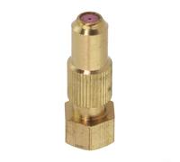 Ugello spray regolabile in rame ad alta pressione per irrigazione da giardino agricolo, bacchetta nebulizzante in metallo con atomizzazione a getto diretto, 16 x 41 x 8 mm (foro 1,0)