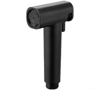 Ugello spray regolabile per bidet con flusso d'acqua ad alta pressione per pulizia WC, lavaggio auto e uso domestico (nero)
