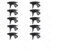 Ugello Spruzzatore 12/15 Pezzi Ugelli Trigger for Bottiglie Spray in Plastica Nera - Testine di Ricambio for Irrigazione, Vernice, Nebulizzazione for(12pcs)