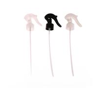 Ugello spruzzatore a grilletto 20 pezzi in plastica 28-410 Mini testa con tubo a immersione for piante in bottiglia che annaffiano fiori Forniture for giardino domestico 7x6(Black)