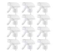 Ugello spruzzatore a grilletto Testa for bottiglia spray in plastica resistente da 12 pezzi(White)