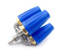 Ugello spruzzatore ad alta pressione versatile per lavaggio auto e irrigazione giardino Quadra Turbo ugello antiruggine Tubo resistente al giardino Uso domestico Acqua