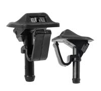 Ugello spruzzatore Compatibile con Jeep per Wrangler JK 2002-2012 Ugelli lavavetri parabrezza anteriore Spruzzatore d'acqua per cofano 55156728AB