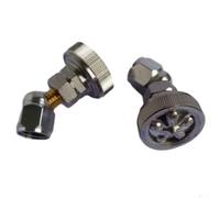 Ugello spruzzatore da giardino regolabile ad alta pressione in ottone per pompe elettriche e ad alta pressione - Curvo a 5 fori, rotante a 5 fori e 7 fori (5 fori)