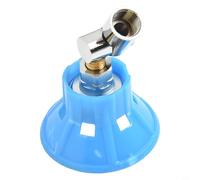 Ugello spruzzatore da giardino regolabile ad alta pressione in ottone per spruzzatori elettrici Pompe ad alta pressione Curvo a 5 fori, rotante a 5 fori e 7 fori 45° (7 fori)