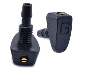 Ugello spruzzatore lavavetri 2 Pezzi Universale per Parabrezza Anteriore Pompa lavavetri ugello spruzzatore per Auto spruzzatore lavavetri per Auto