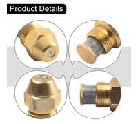 Ugello spruzzatore nebulizzatore olio robusto per bruciatori materiale ottone e