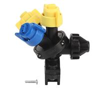 Ugello spruzzatore per atomizzazione ad alta pressione Ugello per trattore antigoccia a forma di ventaglio per pesticidi agricoli a 3 teste