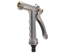 Ugello spruzzatore per tubo 'acqua, spruzzo, ugelli per tubi in metallo a tenuta stagna, spruzzatore anteriore filettato per tubo da giardino con modelli di spruzzo regolabili in lega di