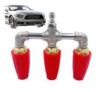 Ugello Spruzzatore Turbo Rotante - Attacco Per Idropulitrice Ad Alta Pressione, Punta Per Getto D'acqua Ad Accoppiamento Rapido, Struttura Resistente | Strumento Per La Pulizia Del Pannello Di Vetro P