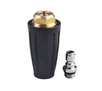 Ugello turbo per idropulitrice ad alta pressione, punta rotante in ottone e acciaio inossidabile, 4000 PSI/4 pollici Quick Connect per la pulizia dei mattoni (035)