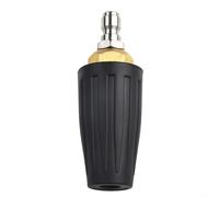 Ugello turbo rotante per idropulitrice ad alta pressione, 4000 PSI 2,5-4 GPM 1/4 di pollice a connessione rapida per ottone e acciaio inossidabile con manicotto in gomma (45)
