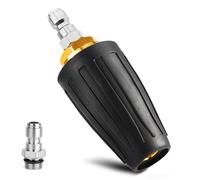 Ugello Turbo rotante per idropulitrici, 2 pezzi, attacco rapido da 1/4'', per la pulizia di mattoni, calcestruzzo e superfici in vinile