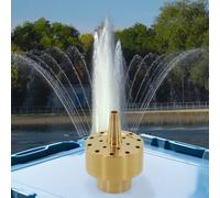 Ugello tutto in rame per fontana da giardino splendido effetto dispersione acqua