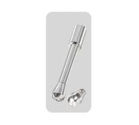 Ugello vapore for macchina da caffè, punta in acciaio inox con fori multipli, beccuccio for schiuma di latte, compatibile con Delonghi EC685 EC680(GRAY)