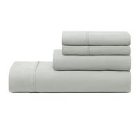 UGG 01751 Alahna - Set di lenzuola e federe per letto queen size, 4 pezzi, lavabili in lavatrice, con tasche profonde, resistenti alle pieghe, traspiranti e confortevoli, setosi, per letto