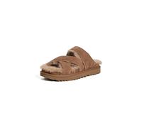 UGG 1178470 GREENPORT CROSS STRAP SLIDE - Sandali da donna, marrone rossiccio, 23.0 cm
