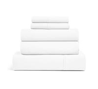 UGG 33610 Alahna - Set di lenzuola e federe per letto king size, 5 pezzi, lavabili in lavatrice, con tasche profonde, resistente alle pieghe, tecnologia di raffreddamento setosa per un comfort per