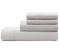 UGG Alahna 01330 - Set di lenzuola e federe per letto matrimoniale, 4 pezzi, lavabili in lavatrice, con tasche profonde, resistenti alle pieghe, tecnologia di raffreddamento setosa per un comfort per