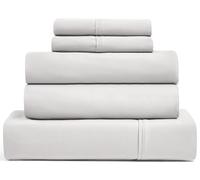 UGG Alahna 33611 - Set di lenzuola e federe per letto king size, 5 pezzi, lavabili in lavatrice, con tasche profonde, resistenti alle pieghe, tecnologia di raffreddamento setosa per un comfort per